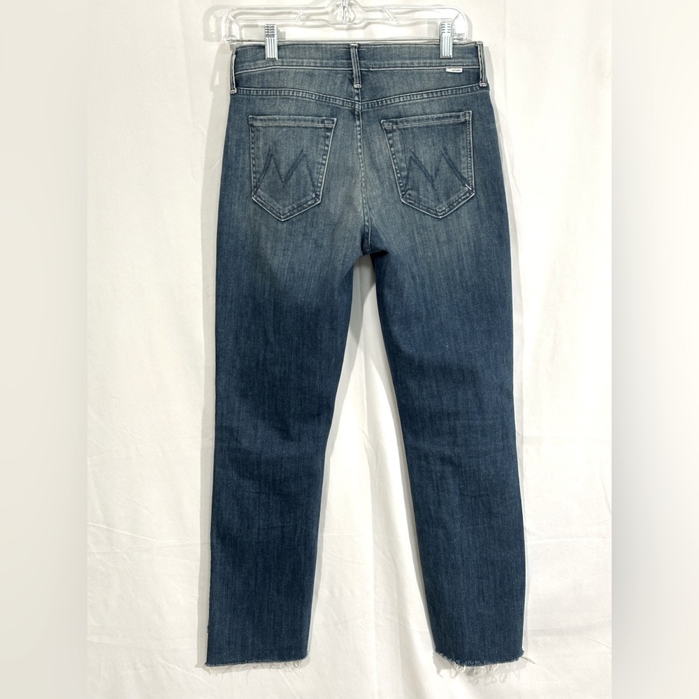 MOTHER The Rascal Ankle Step Fray Jeans Women’s 28” Distressed Raw Hem